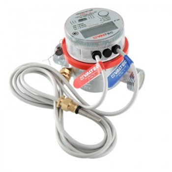 Теплосчетчик квартирный VALTEC VHM-T-20/2,5/P/ ,с тахометрическим расходомером(для установки на подающий трубопровод)(Qn=2,5)