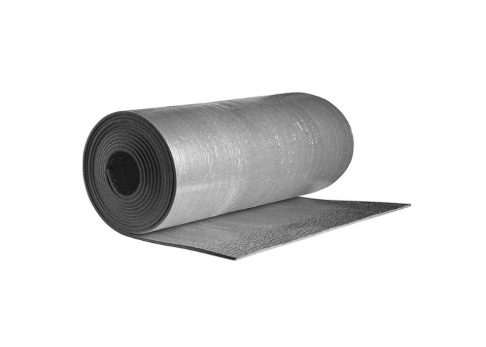 Рулонный утеплитель K-FLEX PE 03x1000-30 AD METAL, 30 м, с металлизированным покрытием, самоклеящаяся