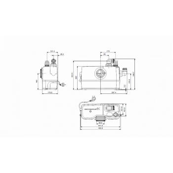 Канализационная установка Grundfos Sololift2 WC-1 Канализационная установка Grundfos Sololift2 WC-1