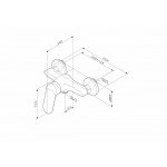 Смеситель для душа AM.PM Sunny F85C20000, хром