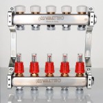 Блок коллекторный VALTEC с расход. 1х5 вых Евроконус 3/4
