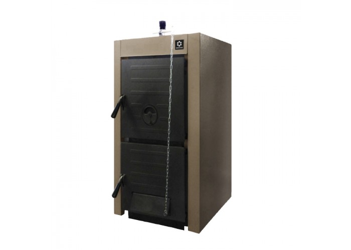 Твердотопливный напольный котел отопления, одноконтурный, атмосферный Kentatsu MAX-M-10