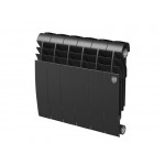 Биметаллический секционный радиатор отопления Royal Thermo Biliner 350 / Noire Sable / 6 секций