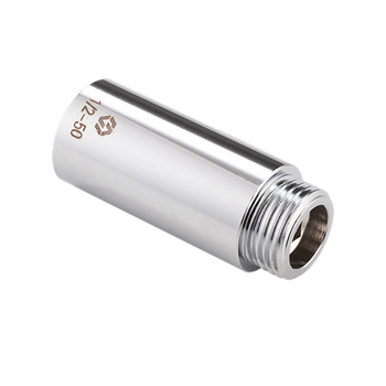 Удлинитель MVI хромированный, резьба ВР-НР 1/2 x 10 mm, DN15, латунь