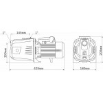 Поверхностный насос Aquario AJC-101B SAHARA