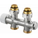 Узел нижнего подключения Oventrop Multiblock T 1/2x3/4 прямой, с преднастройкой