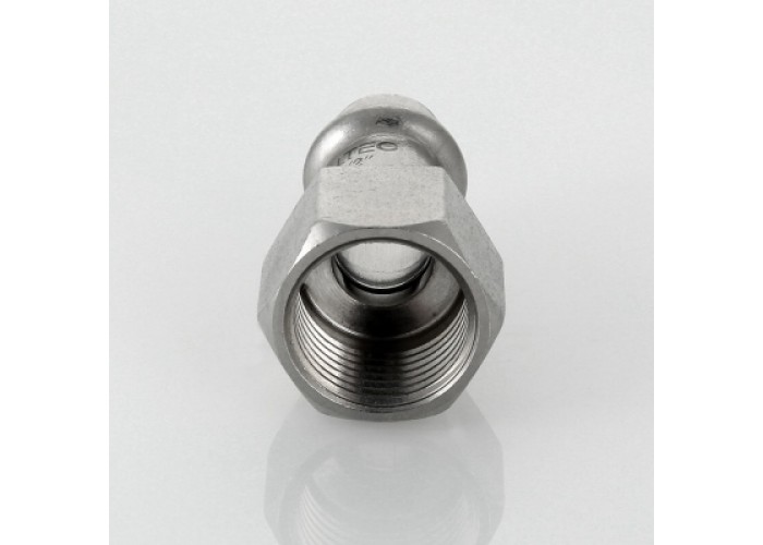 Соединитель VALTEC из нержавеющей стали, внутренняя резьба 18 x 1/2