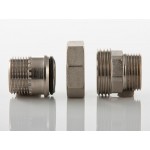 Сгон VALTEC разъемный 1/2 наружная резьба, никелированная латунь