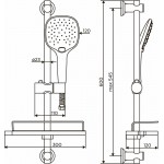 Душевой гарнитур Dorff Prime D0140000