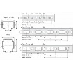 Профиль монтажный Walraven BIS RapidRail WM30 - 30 х 45 х 2,00, L=2000 мм (хлыст)
