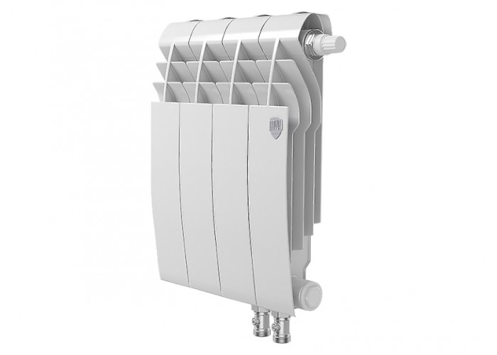 Биметаллический секционный радиатор отопления Royal Thermo Biliner 350 / V Bianco Traffico / 4 секции