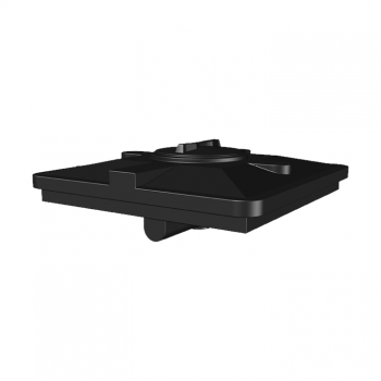 Бак для душа Aquatech 120 литров 950x950x305, черный