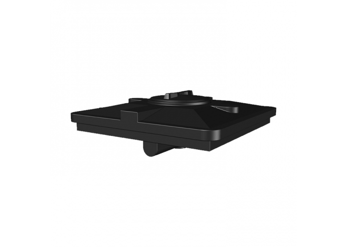 Бак для душа Aquatech 120 литров 950x950x305, черный