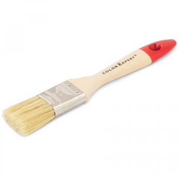 COLOR EXPERT 81197002 кисть плоская, оправа нержавеющая сталь, ручка твердого дерева (70мм) COLOR EXPERT 81197002 кисть плоская, оправа нержавеющая сталь, ручка твердого дерева (70мм)
