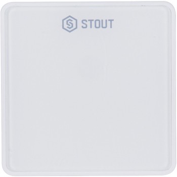 Датчик комнатной температуры Stout C-8r беспроводной, белый (STE-0101-008010)