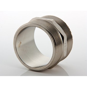 Ниппель VALTEC 1/2 наружная резьба, никелированная латунь