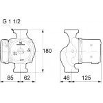 Циркуляционный насос Grundfos UPS 25-80