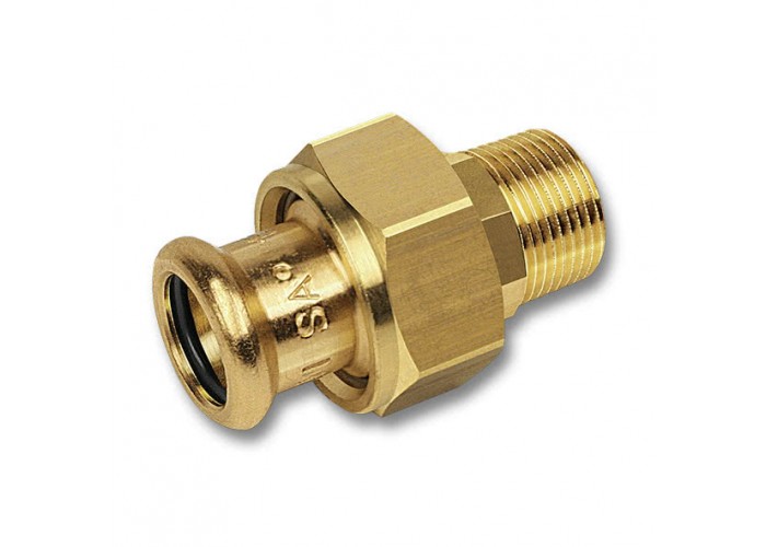 Сгон Sanha 8333G, ВПр-НР с плоским уплотнением, бронза, 35x11/4