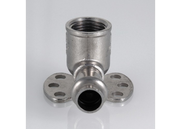 Водорозетка VALTEC из нержавеющей стали, 15 x 1/2