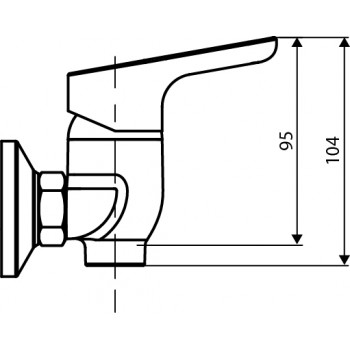 Смеситель для душа Dorff Norma D1020000