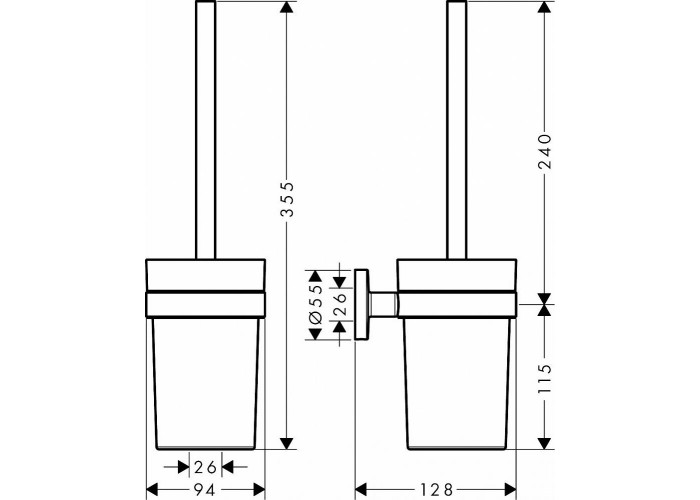 Ёршик Hansgrohe Logis Universal 41722000