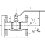 Кран шаровой LD КШ.Ц.Ф.015.040.Н/П.02