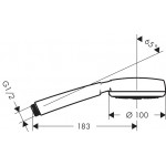 Душевая лейка Hansgrohe Crometta 100 26825400