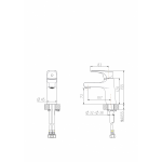 Смеситель для раковины Bravat VEGA F1119177CP Смеситель для раковины Bravat VEGA F1119177CP
