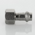 Соединитель VALTEC из нержавеющей стали, внутренняя резьба 22 x 1/2