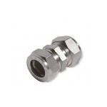 Муфта Lavita C/P 50, соединительная для гофр.трубы, никелированная