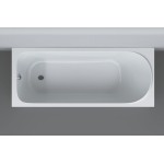 Акриловая ванна AM.PM Sense 150x70 с каркасом и сливом-переливом W75A-150-070W-KL