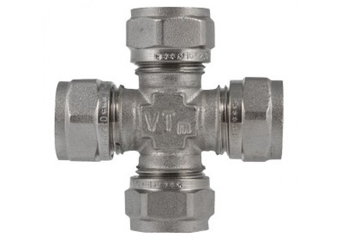 Valtec Крестовина обжимная 16