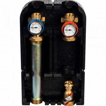 Насосная группа Stout с прямым контуром 1 без насоса в теплоизоляции, 35kW[DT10C], SDG-0001-002501