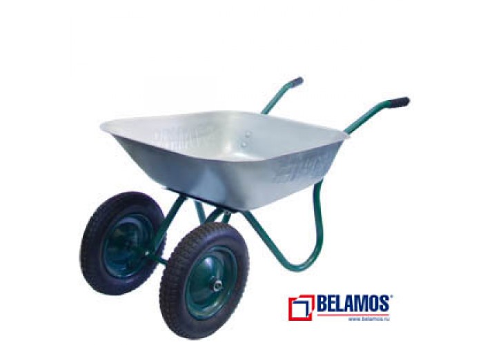 Тачка садовая Belamos двухколёсная 4562P до 80 кг