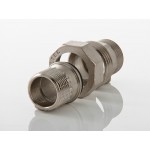 Сгон VALTEC разъемный 1/2 наружная резьба, никелированная латунь