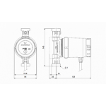 Циркуляционный насос Grundfos COMFORT UP 15-14 BXA PM