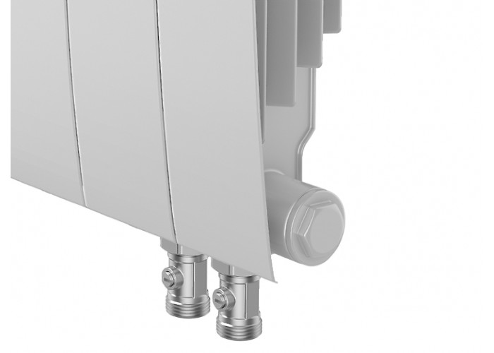 Биметаллический секционный радиатор отопления Royal Thermo Biliner 350 / V Bianco Traffico / 4 секции
