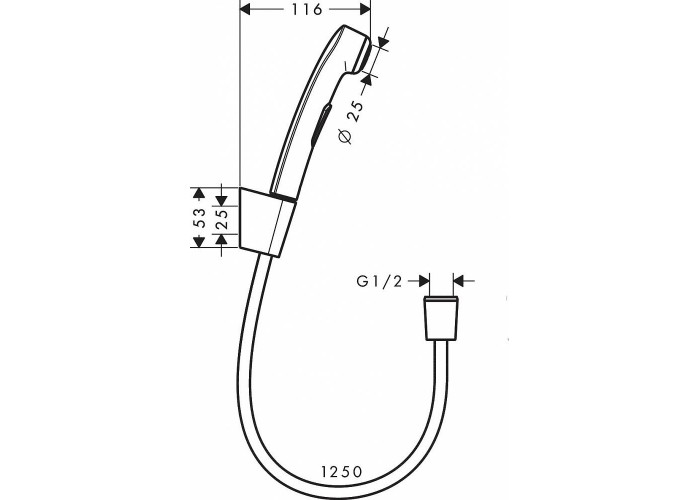 Гигиенический душ Hansgrohe 32129000