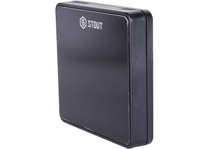 Датчик комнатной температуры Stout C-7p проводной, черный (STE-0101-007002)