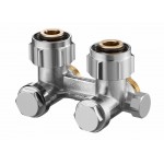 Узел нижнего подключения Oventrop Multiflex F ZBU 3/4 угловой, с преднастройкой