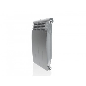 Биметаллический секционный радиатор Royal Thermo Biliner Satin Silver 500 / 4 секции
