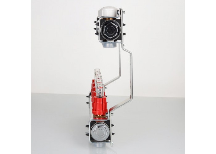 Блок коллекторный VALTEC с расход. 1х4 вых Евроконус 3/4