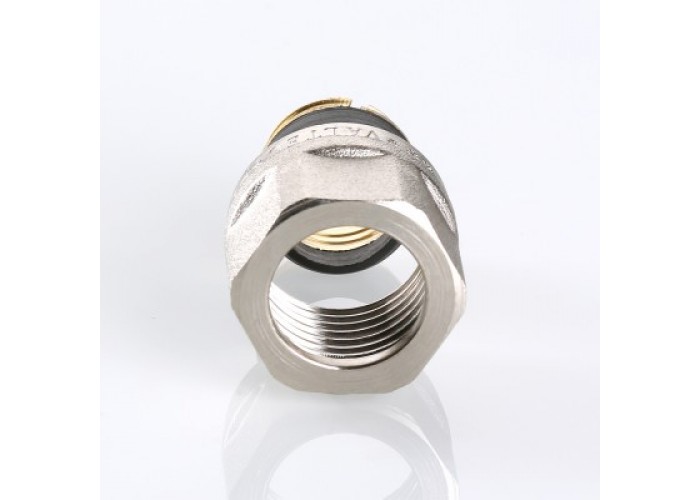 Соединитель коллекторный VALTEC обжимной для медной трубы 15 VTc.711.N.1504