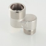 Эксцентрик VALTEC 1 x 3/4 x 10 мм наружная резьба, никелированная латунь