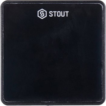 Датчик комнатной температуры Stout C-7p проводной, черный (STE-0101-007002)