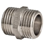 Ниппель VALTEC 1/2 наружная резьба, никелированная латунь
