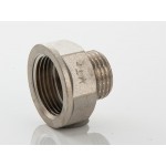 Переходник VALTEC 1/2 х 1/4 внутренняя-наружная резьба, никелированная латунь