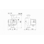 Циркуляционный насос Grundfos UPS 25-60 A