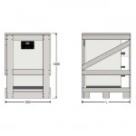 Напольный газовый котел отопления, атмосферный Kentatsu Kobold S-07