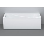 Акриловая ванна AM.PM Sense 150x70 с каркасом и сливом-переливом W75A-150-070W-KL